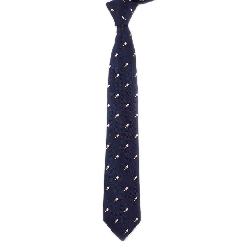 MENDEPOT Space Ties Airplanes Necktie Astronaut UFO Tie Men Birthday Father's Day Gift (Rocket) - Image 3